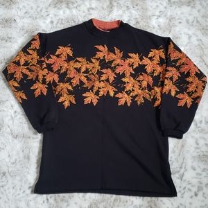 Vintage Maple Sweatshirt Tunic